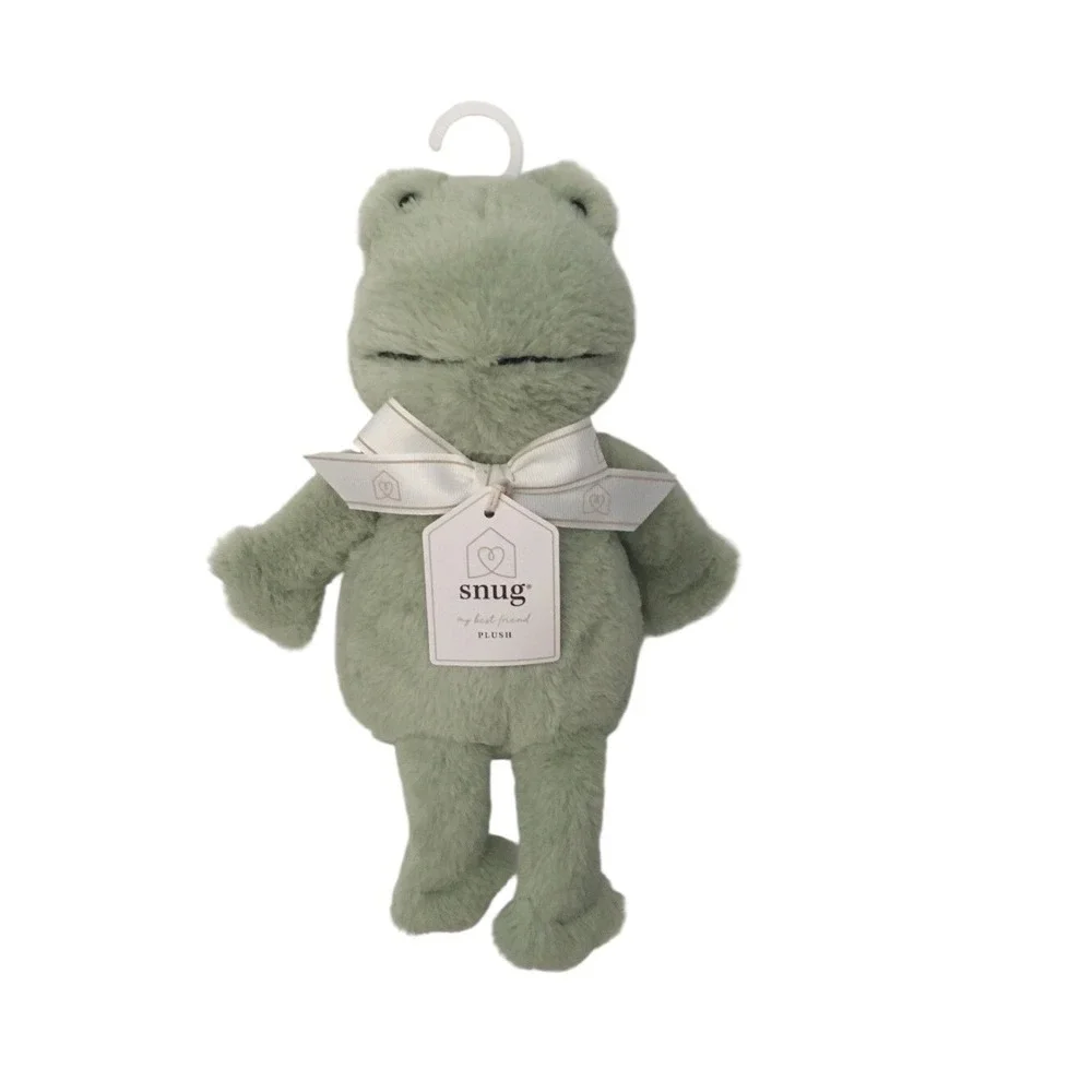 Snug My Best Friend Baby Toddler Plush Frog‎ Sage Green Stuffed Animal Toy NWT